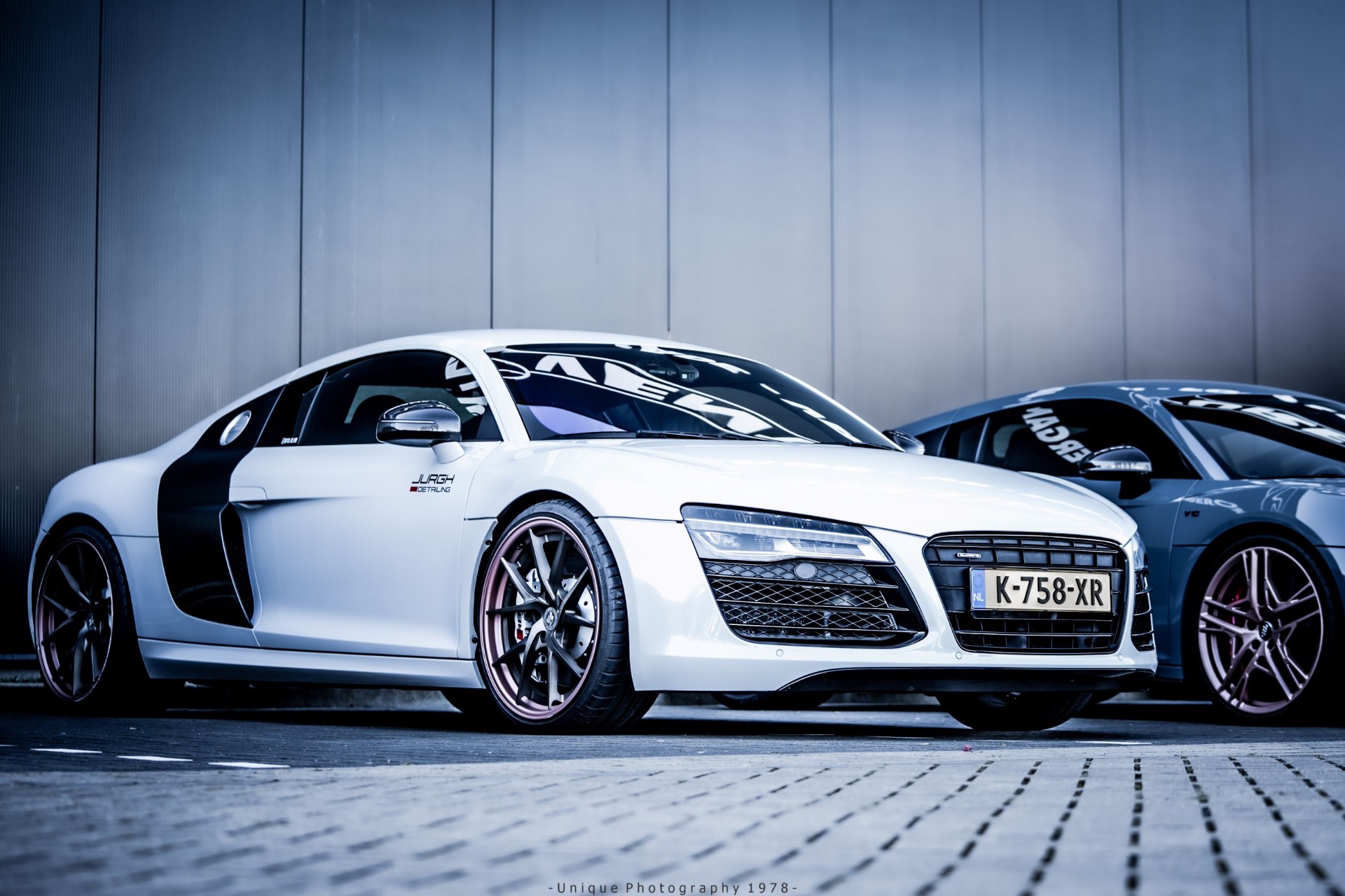 Audi R8 wit